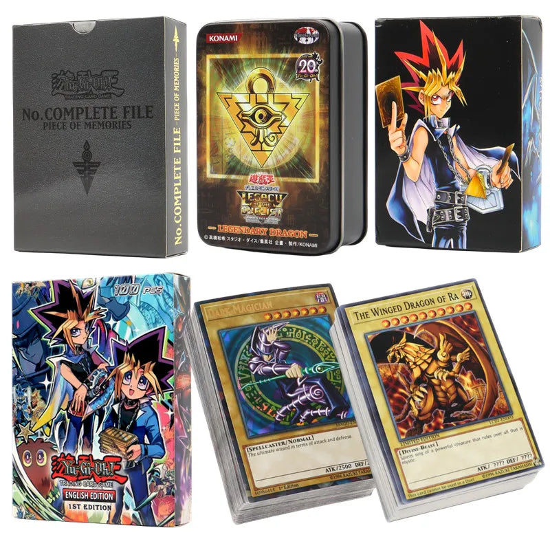 66-148PCS Yugioh Cards with Tin Box Yu Gi Oh Card English Holographic Golden Letter Duel Links Game Card Blue Eyes Exodia 66-148PCS Yugioh Cards with Tin Box Yu Gi Oh Card English Holographic Golden Letter Duel Links Game Card Blue Eyes Exodia
